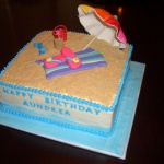 Sandy Beach Cake