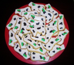 Christmas Cow Cookies