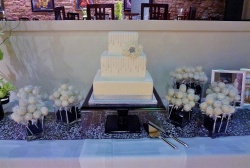 Silver Streaks and Sparkling Cake Pops
