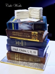 Pharmacy Book Cake