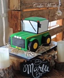 Tractor Grooms Cake