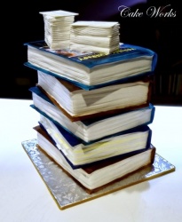Pharmacy Book Cake - back